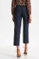 Dark blue trousers conical high waisted lateral pockets 3 - StarShinerS.com