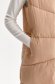 Cream gilet high collar lateral pockets from slicker 6 - StarShinerS.com
