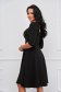 Black dress elastic cloth cloche midi with pockets - StarShinerS 2 - StarShinerS.com