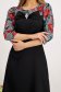 Rochie din stofa usor elastica in clos cu umeri cu volum si imprimeu digital - StarShinerS 6 - StarShinerS.ro