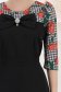 Rochie din stofa usor elastica in clos cu umeri cu volum si imprimeu digital - StarShinerS 6 - StarShinerS.ro