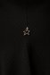 Black dress crepe short cut cloche with rounded cleavage - StarShinerS 5 - StarShinerS.com