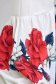 Bluza dama din georgette cu granulatie asimetrica cu imprimeu floral digital - StarShinerS 5 - StarShinerS.ro