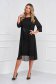Black dress elastic cloth pencil voile overlay 4 - StarShinerS.com