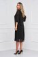 Black dress elastic cloth pencil voile overlay 2 - StarShinerS.com