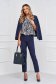 Women`s blouse georgette loose fit with rounded cleavage 4 - StarShinerS.com