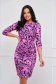 Rochie din lycra midi tip creion cu fronseu lateral - StarShinerS 1 - StarShinerS.ro