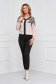 Women`s blouse loose fit with elastic waist georgette 3 - StarShinerS.com