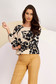 Women`s blouse light material loose fit with elastic waist 1 - StarShinerS.com