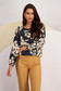 Women`s blouse light material loose fit with elastic waist 3 - StarShinerS.com