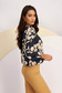 Women`s blouse light material loose fit with elastic waist 2 - StarShinerS.com