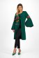 Cardigan din bumbac tricotat verde cu maneci clopot - Lady Pandora 5 - StarShinerS.ro