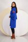 Blue Knitted Cotton Cardigan with Bell Sleeves - Lady Pandora 3 - StarShinerS.com