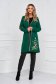 Cardigan din tricot verde cu inchidere in fata si motive florale - Lady Pandora 3 - StarShinerS.ro