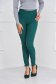 - StarShinerS darkgreen trousers office high waisted slightly elastic fabric conical 1 - StarShinerS.com