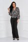 Women`s blouse georgette loose fit wrap over front 3 - StarShinerS.com