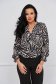 Women`s blouse georgette loose fit wrap over front 1 - StarShinerS.com