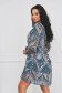 Dress georgette short cut loose fit with ruffle details 2 - StarShinerS.com