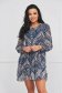 Dress georgette short cut loose fit with ruffle details 1 - StarShinerS.com
