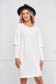 White sweater knitted loose fit with pearls 2 - StarShinerS.com