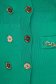 Rochie tricotata verde scurta tip creion accesorizata cu nasturi si lant metalic - SunShine 5 - StarShinerS.ro