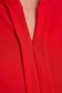 Bluza dama din georgette rosie cu croi larg si decolteu in v - Lady Pandora 5 - StarShinerS.ro