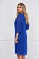 Blue dress from veil fabric loose fit strass midi 2 - StarShinerS.com