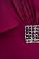 Rochie din voal visinie midi asimetrica in clos cu maneci tip fluture 5 - StarShinerS.ro