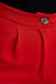 Pantaloni din stofa elastica rosu conici cu talie normala si buzunare laterale - StarShinerS 6 - StarShinerS.ro