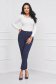- StarShinerS dark blue trousers conical medium waist elastic cloth lateral pockets 3 - StarShinerS.com