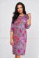 Dress knitted midi pencil with rounded cleavage - StarShinerS 1 - StarShinerS.com