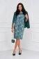 Dress knitted midi pencil with rounded cleavage - StarShinerS 4 - StarShinerS.com