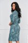 Dress knitted midi pencil with rounded cleavage - StarShinerS 2 - StarShinerS.com