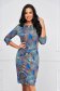 Dress knitted midi pencil with rounded cleavage - StarShinerS 1 - StarShinerS.com