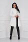 Ivory coat jacquard cloche with pockets 3 - StarShinerS.com