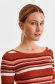 Red sweater from striped fabric with stripes 5 - StarShinerS.com