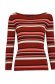 Red sweater from striped fabric with stripes 6 - StarShinerS.com
