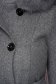 Palton din lana gri cambrat cu gluga detasabila - SunShine 4 - StarShinerS.ro