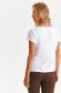 White t-shirt cotton loose fit 3 - StarShinerS.com