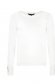 White sweater knitted thin fabric neckline 6 - StarShinerS.com