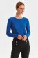 Blue sweater lycra loose fit with rounded cleavage 2 - StarShinerS.com