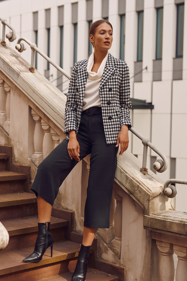 Trousers, Black trousers with pockets cloth - StarShinerS.com