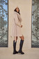 Cream woolen coat with detachable faux fur collar - SunShine 3 - StarShinerS.com