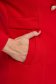 Red coat cloth wool fur collar tented 5 - StarShinerS.com