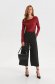 Red women`s blouse loose fit from elastic fabric 4 - StarShinerS.com