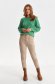 Green sweater loose fit neckline knitted 1 - StarShinerS.com