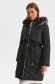 Geaca din fas neagra midi cambrata - Top Secret 1 - StarShinerS.ro