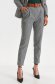 Grey trousers with chequers elastic cloth with pockets 1 - StarShinerS.com