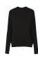 Black women`s blouse loose fit with turtle neck from elastic fabric 6 - StarShinerS.com
