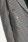 Grey jacket cloth straight with chequers 6 - StarShinerS.com
